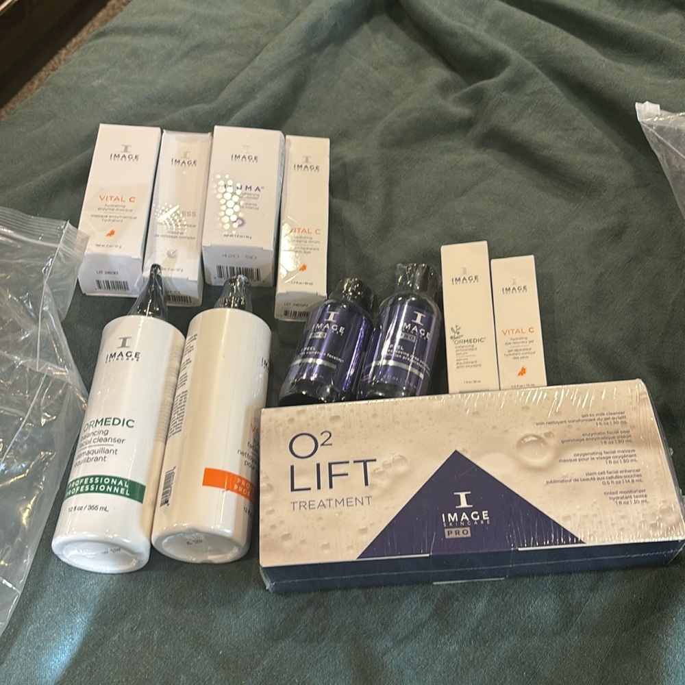 Abundance of image skincare products! Unopened!